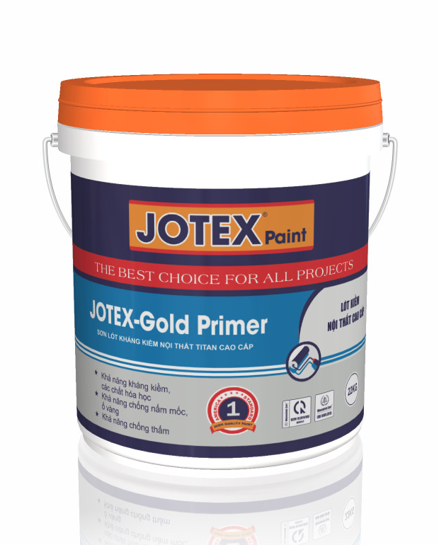 Jotex-Gold Primer Sơn lót kháng kiềm nội thất Titan cao cấp