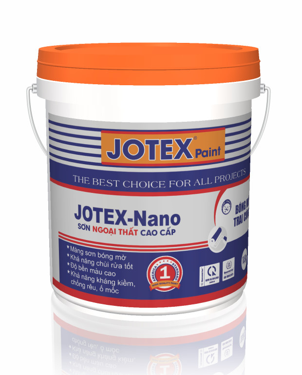 Jotex-Nano Sơn ngoại thất bán bóng cao cấp